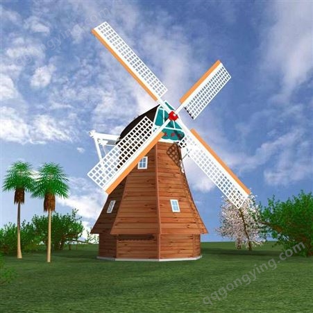 公园景观风车 设计优美 观赏价值高 美亚景观能源