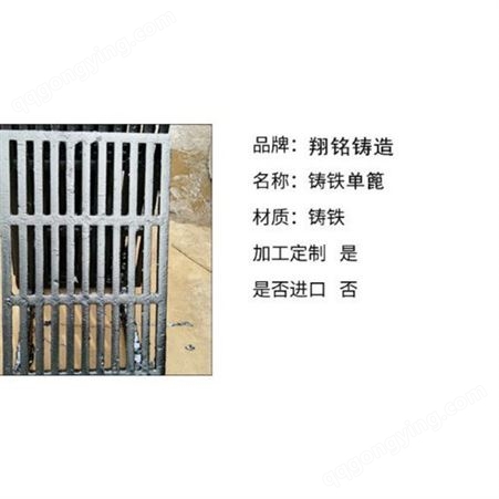 450*750雨水篦子生产厂家 雨水篦子制造厂家 山东翔铭