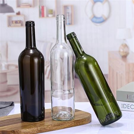 厂家批发750ML葡萄酒瓶 红酒自酿空瓶密封玻璃瓶 创意500 ML洋冰