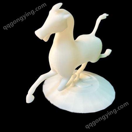 阿尔比斯3D打印手板马踏飞燕白树脂不上色可订制潮玩模型交期快