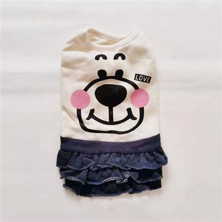 青岛蓝宝石针织提供定制小狗服装，厂家加工宠物服饰