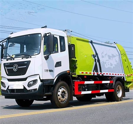 东风天锦国六压缩式垃圾车，用于小区物业园区景区垃圾清理
