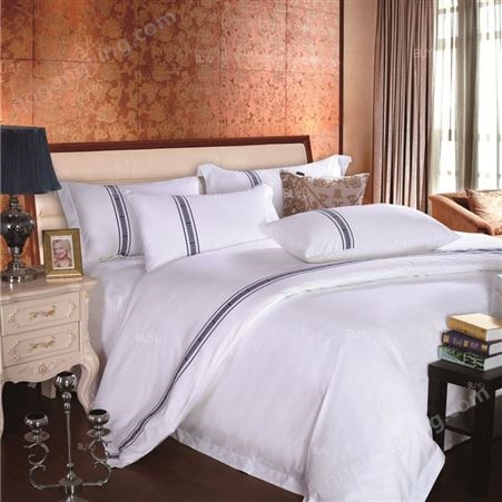 【布予.】酒店布草 优质床上用品定制 三星酒店床上布草 耐洗耐用