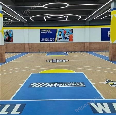 重庆室内篮球场建设、PVC球场定制.室内球场定制