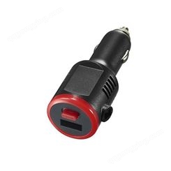 开关USB口充电器外壳 线口带灯孔车充外壳 耐高温PD外壳 产品