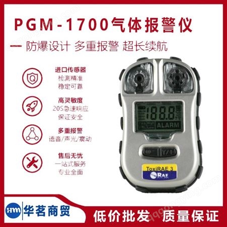 华瑞手持煤气CO一氧化碳检测报警仪PGM-1700