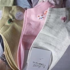 YB 夏季新款纯棉隐形袜子 女士船袜 透气吸汗短袜 多色图案随机混搭