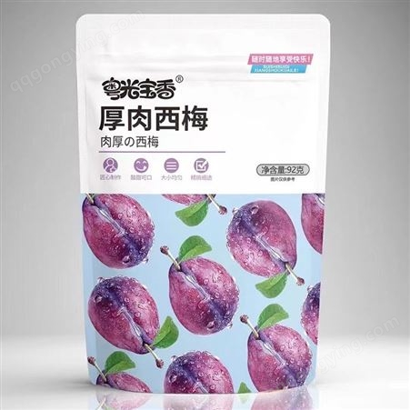 粤光宝香蜜饯果脯绿葡萄草莓芒果杨梅西梅干水果干休闲食品招商