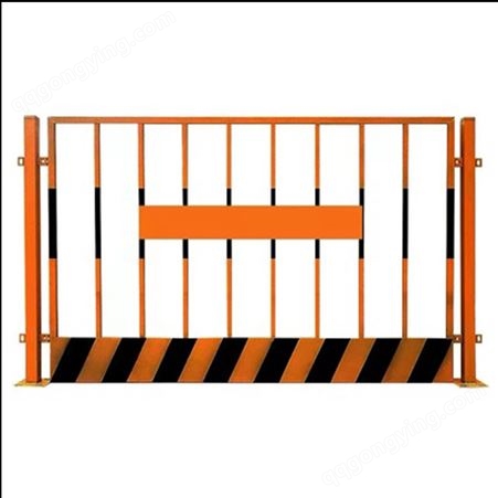 基坑地铁临时施工警示隔离围栏工地竖管双板市政护栏