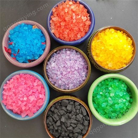 大量彩色盐岩 沐浴用染色盐砂 玫瑰盐 喜马拉雅矿物盐