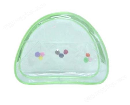 糖果色透明袋-糖果色透明化妆包纯色洗漱包新款-PVC透明化妆包