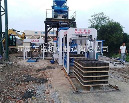 郑州万铭工字联锁护坡砖机 高速公路水泥护坡砖机设备性比价高
