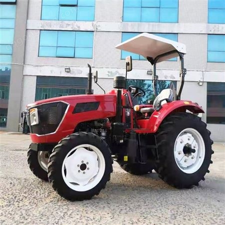 大型轮式拖拉机 全新二手柴油耕地机 大棚农田多功能管理机