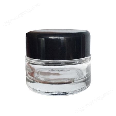 鸿皓加工定制 化妆品眼霜密封分装透明玻璃瓶