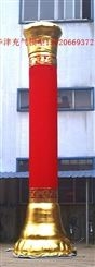 天津华津气模销售6米到8米高金色团结柱充气气柱庆典灯柱