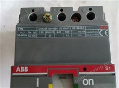 ABB塑壳断路器 Tmax XT系列 XT1C160 TMD 100 3P FF 全新