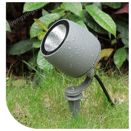 LED照树灯圆形投射灯户外防水公园别墅花园草坪插地灯