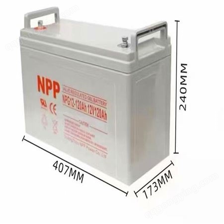 耐普蓄电池12v120ah现货NPG100-12UPS免维护铅酸蓄电池