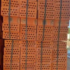 天津页岩砖生产批发 建筑砌砖墙砖价格 页岩多孔红砖厂家
