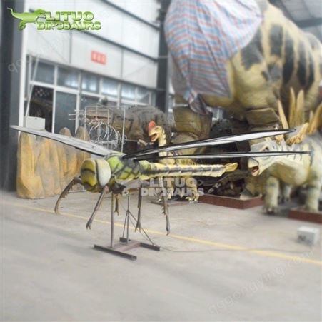 蜻蜓 仿真昆虫 大型动态活体昆虫制作工厂