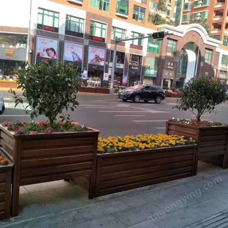 PVC铝合金花箱道路铝合金高低组合花箱重庆丽庄厂家供应商