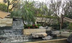 上海卢湾花镜植物 假山水景案例 质量放心
