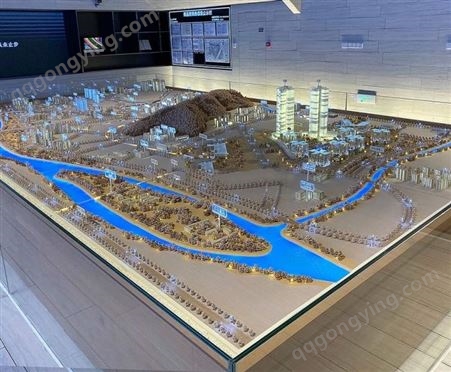 （千境模型）城市建筑电子沙盘地产数字模型-定制50+房企展厅案例