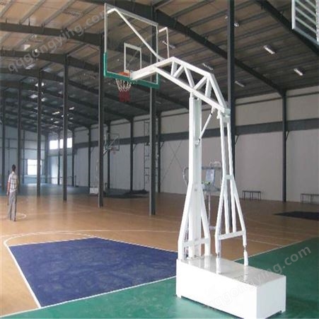 奥顺体育 电动液压可移动折叠学校篮球架 支持定制