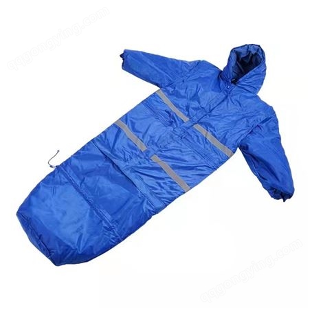 0615户外登山用人字形睡袋民政救灾多用途睡囊便携式带帽可折叠睡袋