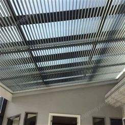 智能电动翻转铝合金遮阳板88E欧式百叶 隔热保暖办公楼屋顶遮挡