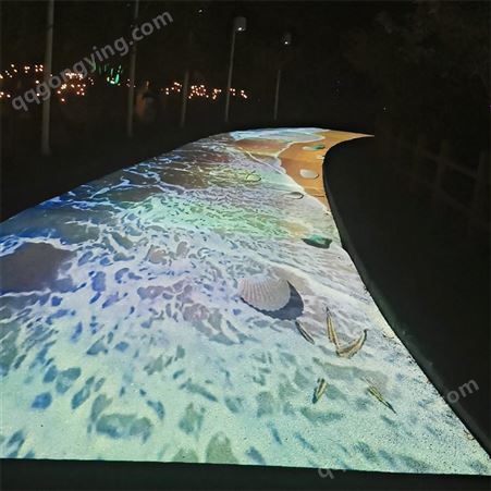 玉君 投影虚拟海滩 沉浸式互动海浪 加工定做