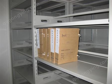 轨道式密集架 密集架承重 移动式资料柜 移动文件柜铁皮柜 手推柜