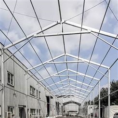 铝合金仓储篷房帐篷库房模块化建筑可重复利用