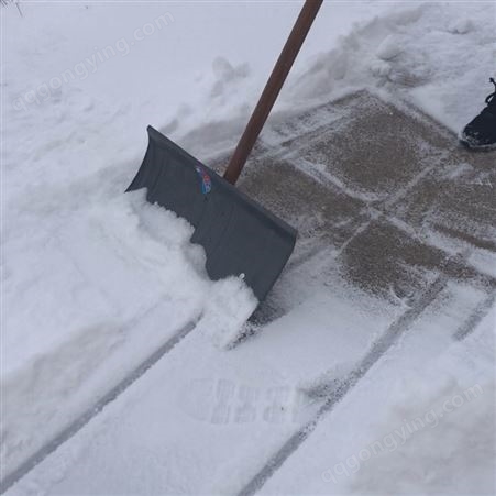 除雪神器推雪铲锰钢多功能铲雪除雪工具大号带轮子加刃加厚收粮铲