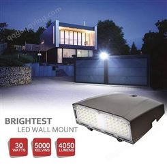 LED壁灯套件60W 精密铝压铸美式欧式墙壁灯Wall pack light 批发