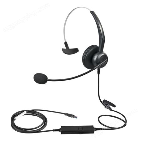 贝恩VF31电话销售客服水晶头耳麦USB话务员头戴式座机电销耳机