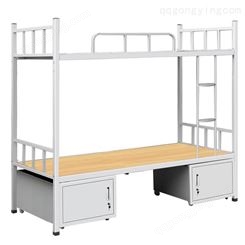 上下铺铁架床高低床员工寝室学生宿舍床双层床公寓成人铁床架子床