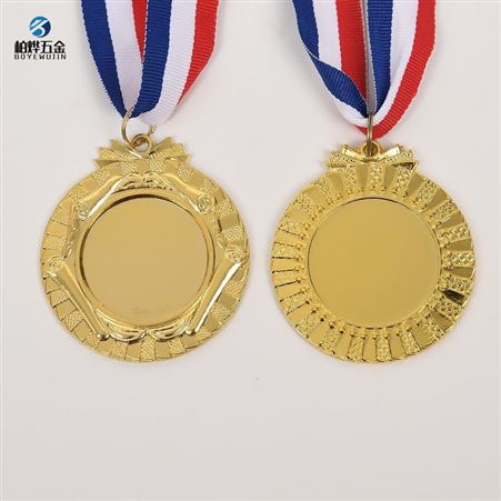 文创文具礼品金属奖牌 舞蹈比赛荣誉纪念烤漆金银铜奖章定制